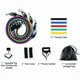 thumbnail image 4 of Set Bandas Elásticas Resistencia 5 Niveles Con Accesorios Fitness, 4 of 5