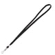thumbnail image 1 of Cordón para credencial de identificación, marca famosa, clip para el cuello, cordón plano con gancho giratorio, correa para el cuello con clip, 1 of 5