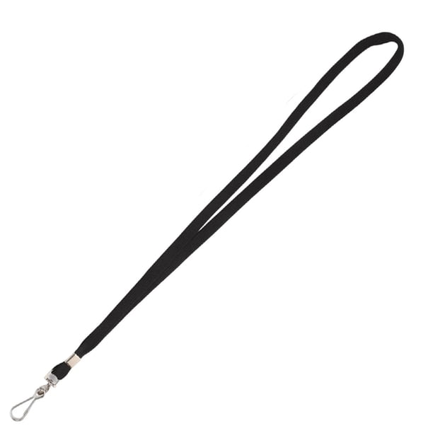 Cordón para credencial de identificación, marca famosa, clip para el cuello, cordón plano con gancho giratorio, correa para el cuello con clip