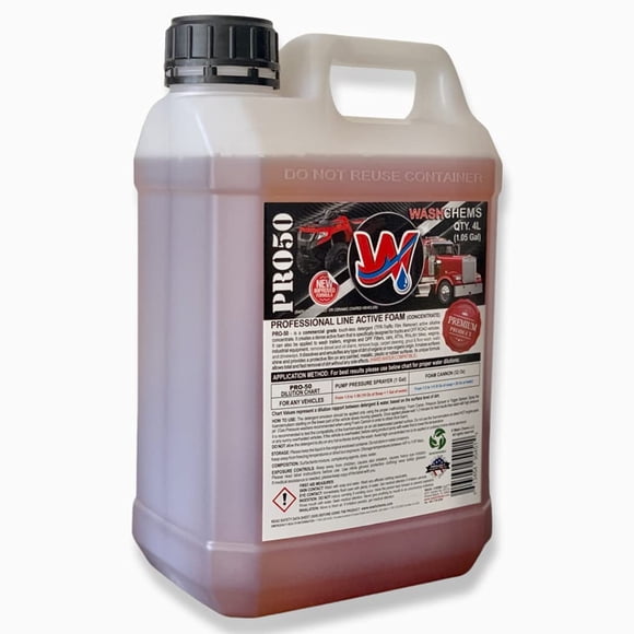 Detergente concentrado para lavado de autos Touchless, 1 litro, Wash Chems