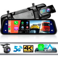 Genérico - Retrovisor Cámara Auto Pantalla Completa 4K Android Auto Cp