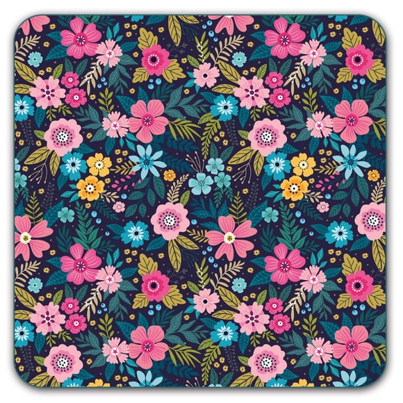 Alfombrilla de ratón CZDZYMJYHS Premium, cuadrada, impermeable, con flores