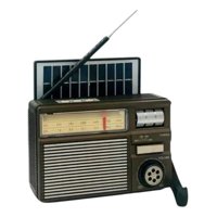Genérico - Radio Fm Portatil Con Panel Solar Recargable Lau