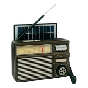 Genérico - Radio Fm Portatil Con Panel Solar Recargable Lau
