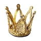 thumbnail image 1 of Casco De Moto Crown Cute Retro Para Esquí Skateboard Mujer Dorado Pequeño, 1 of 5