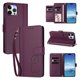 thumbnail image 2 of Funda Cartera Trébol para iPhone 12 Pro Max con Ranuras Tarjetas y Carga Inalámbrica Violeta, 2 of 6