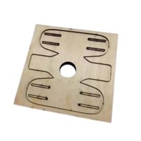 Magideal - Estuche De Almacenamiento De Madera, Troquel De Corte, Soporte Para Bolígrafo, Troqueles De Corte, Cortador De Cuero Sólido Fácil De Usar Para Máquina