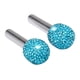 thumbnail image 3 of 2pcs / Pack Bling Cerradura De Puerta De Coche Cubierta De Perno De Tracción Auto Interior Trim Azul, 3 of 5