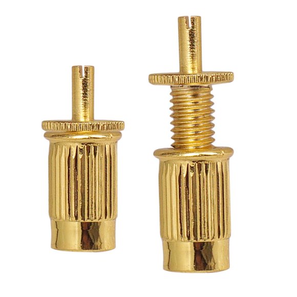 2 Piezas De Pernos Y Anclajes De Puente De Guitarra Para LP EPI Bridge Golden
