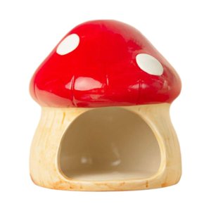 Ioensy - Casa De Hámster De Cerámica, Cueva Escondite De Animales Pequeños Para Ratón, Ardillas, Erizo, Casa De Hámster L