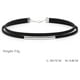 thumbnail image 3 of Gargantilla ajustable negra para mujeres y niñas, 3 of 6