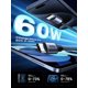 thumbnail image 2 of Cable USB C a USB C UGREEN, 6 pies, 60 W, paquete de 2 unidades, nailon trenzado, 2 of 7