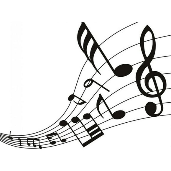 Decomural Music Notes Musical Score WS-17173