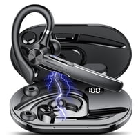 Xusx111 - Auriculares Bluetooth, Auriculares Bluetooth Inalámbricos Con Caja De Carga 50 Horas De Tiempo De Conversación Micrófono Incorporado Para Teléfono Móvil Android Ios, Auriculares V5.3 Mano Li