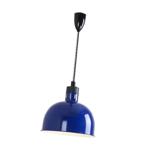 Bothyi - Lámpara Para Calentar Alimentos, Lámpara De Calor Retráctil Colgante Para Cafetería, Cocina, Buffet, Color Azul