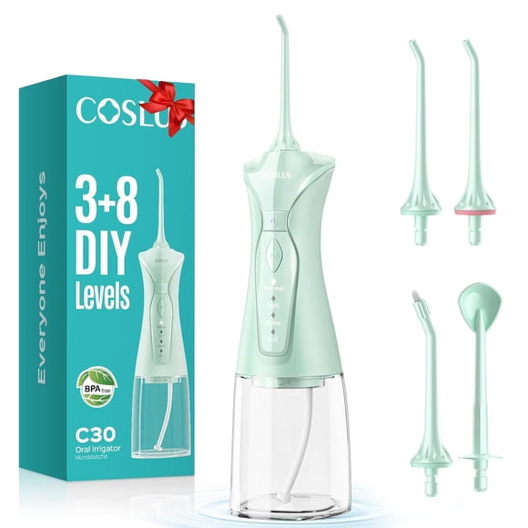 Irrigador Oral COSLUS C30 Inalaambrico 300ml 4 Puntas