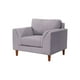 thumbnail image 2 of Sofa Milan 1C Con Resortes Pocket Lino Gris Claro, 2 of 3