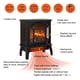 thumbnail image 1 of 18 inch 3D Flame Electric Infrared Quartz Fireplace Stove with remote control, 1 of 3
