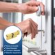 thumbnail image 4 of Cilindro de Cerradura de Latón Macizo, Cilindro de Cerradura de Puerta Cilindro de Cerradura de Puerta de Tormenta con Llaves para Puerta de Madera y Aluminio Antirrobo 70mm(30/10/30), 4 of 7