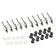 thumbnail image 3 of 10 X Universal Parabrisas Parabrisas Spike Pernos M5 Tornillo Tuercas Plata, 3 of 5