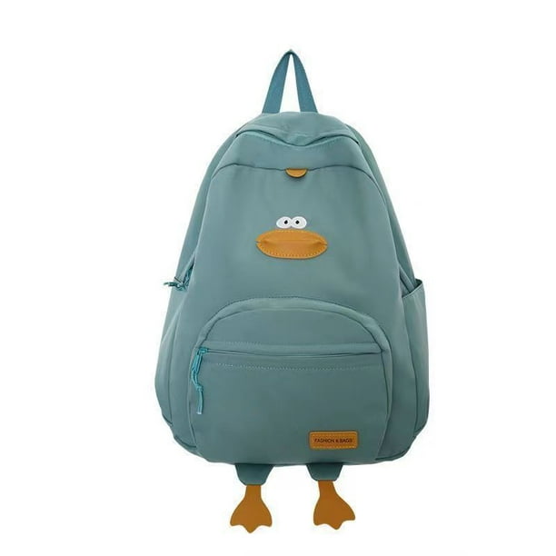 New Cartoon Duck Backpack Designer Cute Travel Bag Female College Student Versatile Korean Edition Girls' School Bag рюкзак