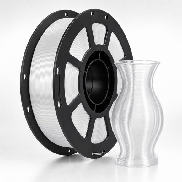 Filamento HOTFINE PLA+ 1 kg 1,75 mm Transparente
