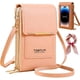 thumbnail image 1 of Bolso bandolera pequeño pantalla táctil 2026 mujer antirrobo cuero mensajero RFID bloqueo móvil monedero, 1 of 7