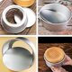 thumbnail image 2 of Moldes De Aluminio Para Tortas Molde Desmontable Molde 16cm Gris Claro, 2 of 10