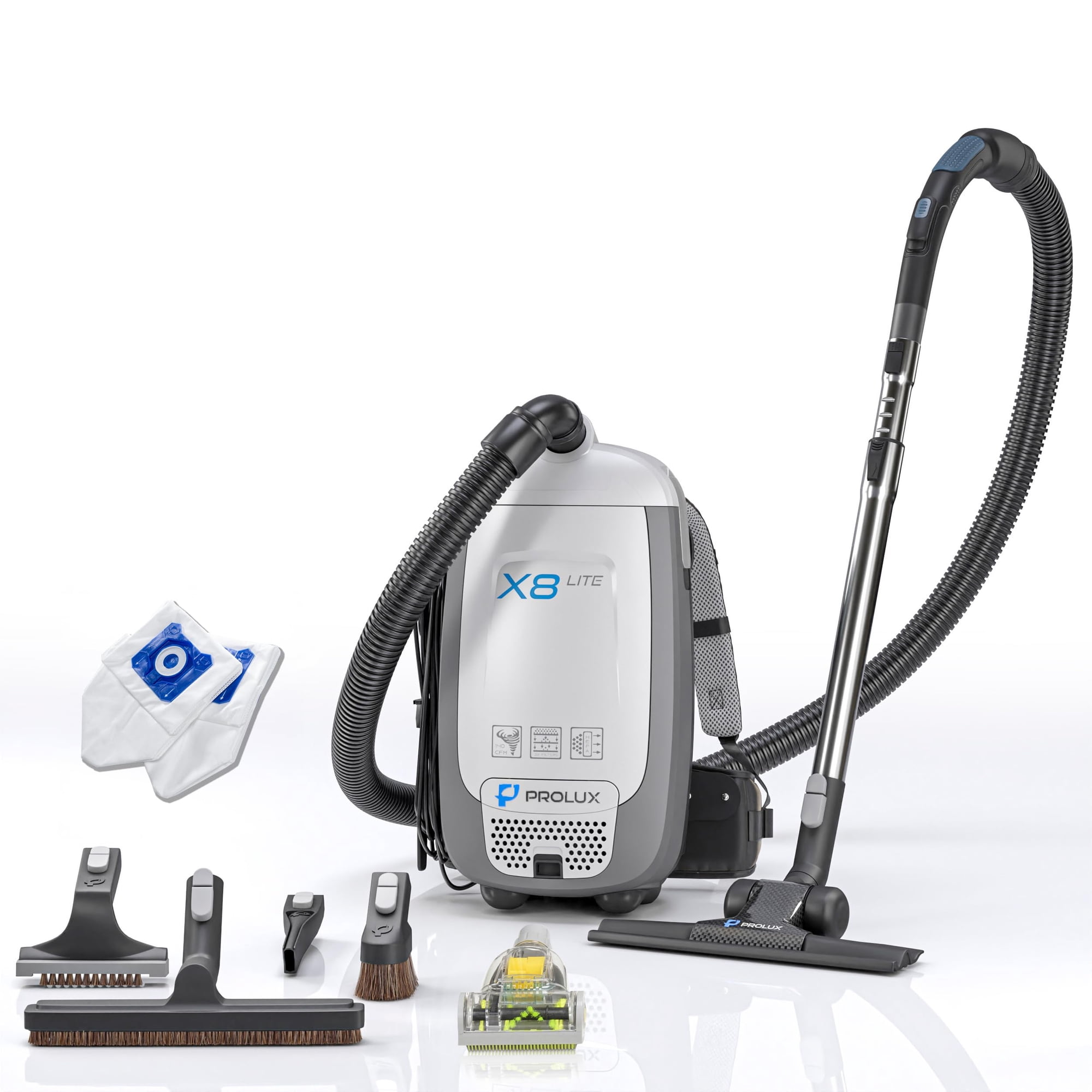 Aspiradora Con Cartucho De Mochila Prolux X8 Lite, Ligera, Hepa