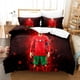 thumbnail image 1 of v514 Bed Sheets Football Star CR Soccer Bedding Set Boys Girls Twin Queen Size Duvet Cover Pillowcase Bed Boys Adult Fashion Home Textileextile 3-Piece Bedding Set (1 Duvet Cover + 2 Pillow Shams) Bed, 1 of 5