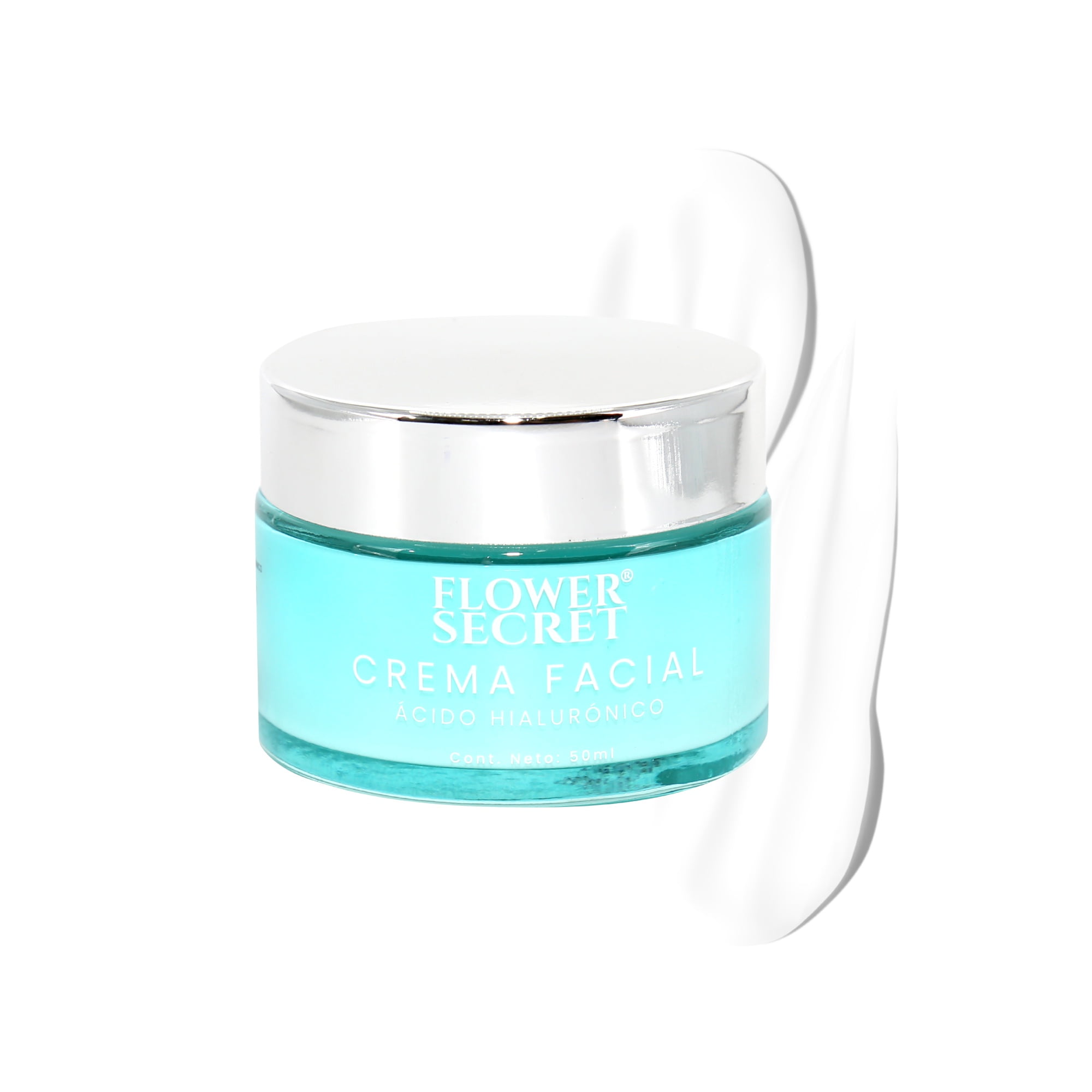 Flower Secret - Crema Facial Con Ácido Hialurónico