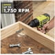 thumbnail image 5 of Taladro/destornillador RYOBI ONE+ 18 V inalámbrico 1/2 pulgada PCL206B, 5 of 8