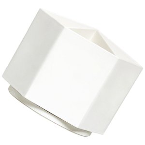 Magideal - Caja De Almacenamiento Creativa, Soporte Para Bolígrafos De 6 Compartimentos, Organizador Giratorio De Cepillo De Maquillaje De Papelería De Oficina