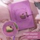 thumbnail image 3 of Diario MGGAO 13,5 × 18 cm Rayado con Cierre Bloqueable Rosa Floral, 3 of 6