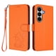 thumbnail image 1 of Funda de Gato tipo Libro para Samsung Galaxy A27 5G, Naranja, 1 of 6