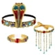 thumbnail image 3 of 3 Piezas De Collar Y Pulsera De Disfraz Egipcio Para Mujer Para Festival De Halloween, 3 of 3