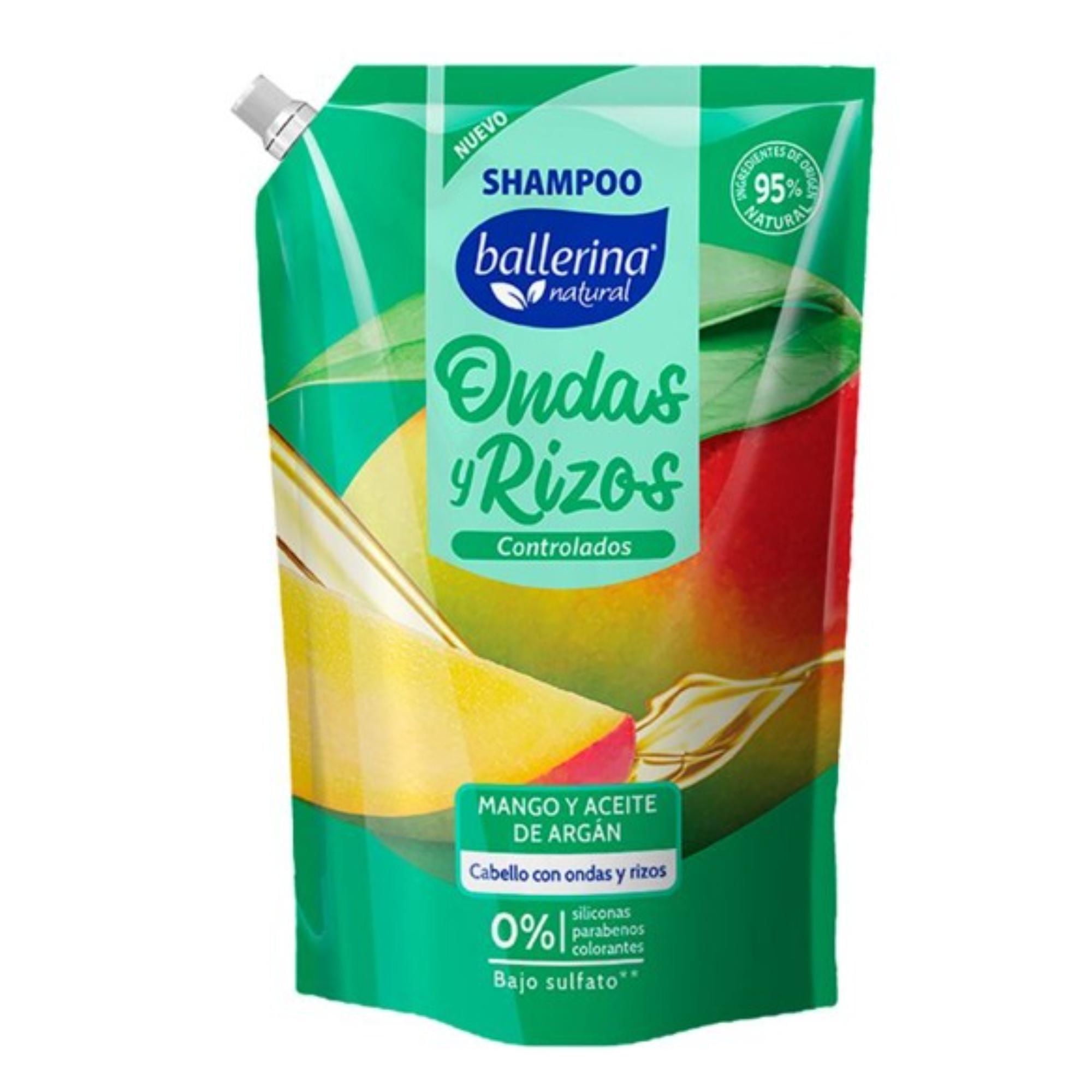 Shampoo Ondas Y Rizos Controlados 750 ml Ballerina