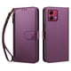 thumbnail image 1 of Funda Tipo Billetera para Motorola Moto G84 5G con Soporte y Bolsillo con Cierre Violeta intenso, 1 of 1