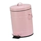 thumbnail image 4 of Papelera De Hierro Para Ahorrar Espacio, Ideal Para Sala De Estar, Estudio, Baño, Color Rosa, 4 of 5