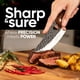 thumbnail image 4 of Cuchillo de chef Matsato de acero japonés con funda de cuero, 4 of 8