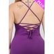 thumbnail image 3 of Vestido Largo Con Espalda Cruzada Y Abertura En El Muslo Talla Grande, 3 of 5
