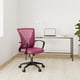 thumbnail image 2 of Silla de oficina BestOffice rosa de malla ergonómica para adultos, 2 of 9