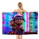 thumbnail image 1 of Vivo Toalla de playa de secado rápido con diseño temático, regalo para mujeres y niñas, ideal para cumpleaños, fans, amantes de la música, uso en la playa o al aire libre, 78 × 150 cm, 1 of 6