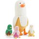 thumbnail image 1 of Peluche de pato plátano para mamá de 50 cm con 3 adorables peluches de pato plátano. 4 piezas de peluche de pato plátano para niñas y niños., 1 of 7