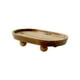 thumbnail image 2 of Pequeño soporte de Pedestal de madera elevador de madera para soporte de exhibición, bandeja decorativa multifuncional para decoración de mesa de baño Ovalado 118x198x43cm, 2 of 5