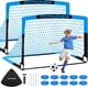 thumbnail image 1 of Juego de porterías de fútbol FITPARNER de 4 x 3 pies para niños de 3 a 14 años con pelota, 1 of 9
