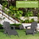 thumbnail image 4 of Set de 2 otomanes Adirondack GREENVINES para pies, HDPE gris, 4 of 6