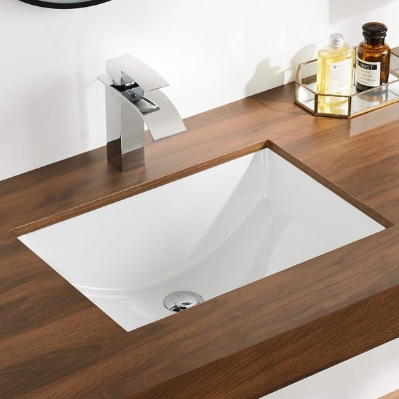 Lavabo Deer Valley DV-1U101 rectangular bajo encimera 53 x 37 cm de cerámica