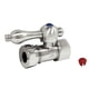 thumbnail image 1 of Válvula de cuarto de vuelta Kingston Brass CC44156 (entrada FIP de 1/2" x salida de unión deslizante, 1 of 2