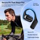 thumbnail image 4 of Auriculares TECKNET Open Ear Inalámbricos Negros, 4 of 7